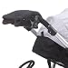 Mee-Go Black Fleece Lined Universal Pushchair Handmuff