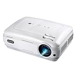 LESHP 1080P HD LCD Beamer, 3200 Lumens LED Heimkino Video...