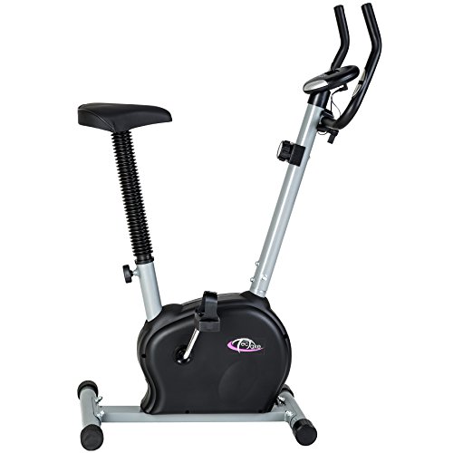TecTake® Fitness Fahrrad Hometrainer mit Computer und Handpuls-Sensoren - 5