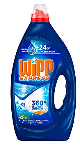 Wipp Express Detergente Líquido Concentrado Azul - 64 Lavados (3,2 L)