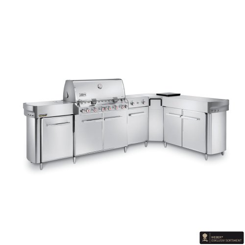 Preisvergleich Produktbild WEBER Gasgrill Summit Grill Center, Edelstahl