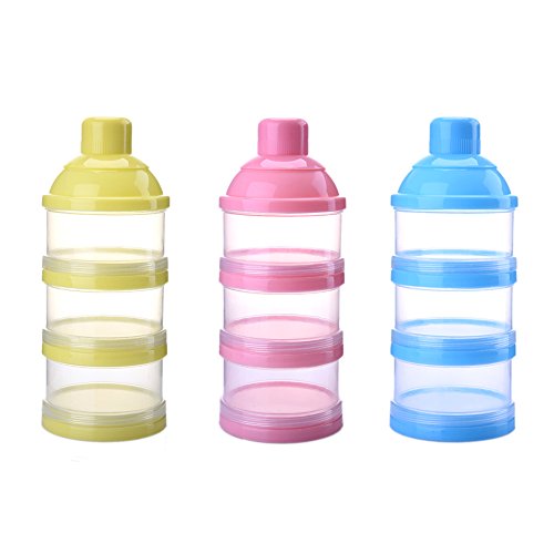 Milchpulver Portionierer, Luerme 3 Schicht Milchpulver Lagerung Behälter Baby Milk Powder Formel Dispenser - 7
