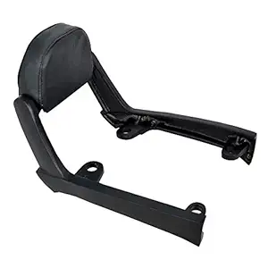 TRP TRADERS Backrest Comfortable Cushion for Royal Enfeild Thunderbird 350x/ Thunderbird 500x, Back Rest Support Pillion Black Cushion Style Backrest (Black)