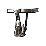 YiFeng Stainless Steel Full Male Chastity Belt Device Underwear Bondage Fetish ZCK18 (Black)