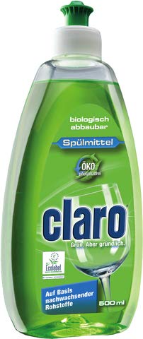 Preisvergleich Produktbild claro Handgeschirrspülmittel, ÖKO 500ml, Classic, Flasche, grün