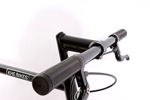 KHE Fixie Singlespeed FX01 56,5cm schwarz inkl Freilaufritzel 40mm orangene Felge - 5