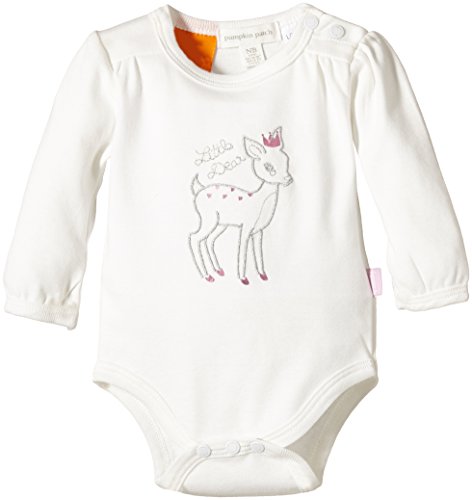 Pumpkin Patch Baby-Girls Deer Bodysuit, Off-White (Vanilla), 0-3 Months