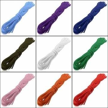 Pakhuis 20FT 550 Paracord Parachute Reflective Cord 7 Strand Internal Core - Purple