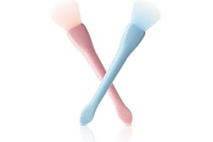 WY LIGHTING LEVEL Lot De 2 Pinceaux Applicateurs En Silicone Masque Facial Spatule Masque Facial Applicateur De Soins De La Peau pour Boue Du Visage Masque D'argile Bricolage Masque De Modelage Lotion pour Le Corps