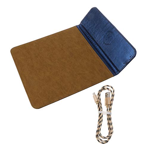 Preisvergleich Produktbild Sunhoyu Mauspads, Kabelloses Ladegerät Mauspad Qi Wireless Lade Telefon Ständer Für Samsung IPhone