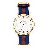 Nixon Unisex Erwachsene Digital Quarz Uhr mit Stoff Armband A1059-2439-00
