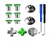 Produktbild E-WOR Replacement Part Swap Thumbsticks Joysticks and D-Pads (11 pcs) for Xbox one Elite Controller