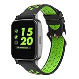 Chengstore Sport-Smartwatch, Bluetooth-Smartwatch, wasserdicht, Fitness-Tracker, Armbanduhr mit Herzfrequenz, Blutdruckmessung, Fernbedienung, Kamera, Musik für Android oder iOS Smartphones, grün
