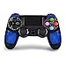 Price comparison product image PS4 Controller for Playstation 4 Wireless Double Shock Bluetooth Gaming Joysticks Gamepad Controller Shell for PlayStation 4 Pro/ Slim with Paddles( Blue)