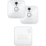 Blink Home Security Camera System for Your Smartphone with Motion Detection, HD Video, 2 Year Battery and Cloud Storage Included - 2 Camera Kit