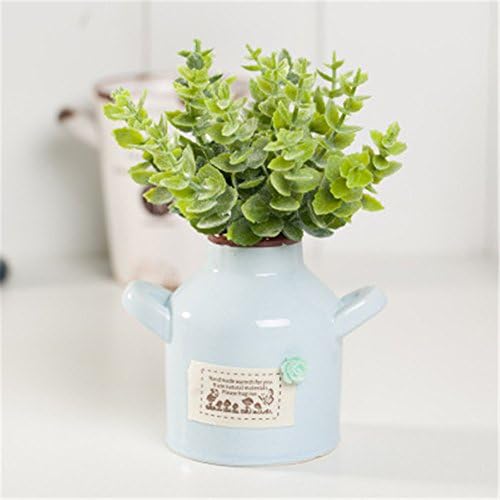 Interior decoration ceramic pot small bonsai flowers plant simulation suite room interior decoration,f