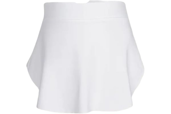 Side Split Ballet Skirts Balettkjolar for flickor Sida Split Dans Kort kjol Nylon Balett Elastisk kjol Ballerina Dansklänning Danskostymer for tjejer Ballet Skirt(White,S height 101-120cm)