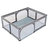 laufgitter xxl kaufen Easy Clean: Einfach mit einem feuchten Tuch und Seife abwischen, um es frisch und hygienisch zu halten.