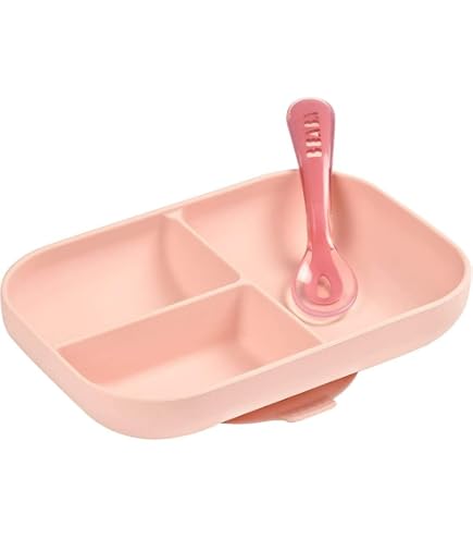 Assiette à Soupe Bébé DORON & CHARLIE - En Silicone Avec Ventouse - Compatible Micro-ondes Et Lave-vaisselle - Dès 6 Mois