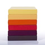 Classic Kinder Jersey Spannbettlaken 2er Sparset – 100% Baumwolle Spannbetttuch nach Ökotex 100, Weiss 60×120 – 70×140 cm, Komfort Qualität in 38 Farben & 10 Größen - 5