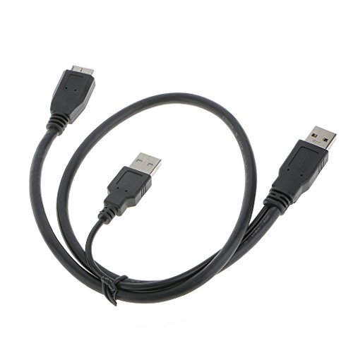 MagiDeal USB 3.0 Kabel A Stecker auf Y-Kabel für Toshiba Externe Festplatte - 4