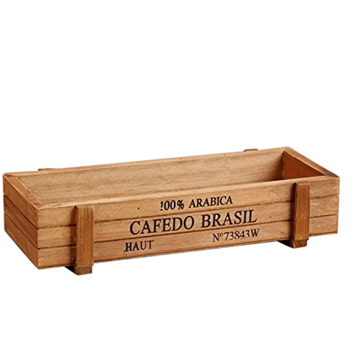 Gosear-Retro madera multifuncional mostrador caja para la decoraci  n de flores plantas escritorio organizador Inicio