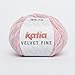 Produktbild Katia Velvet Fine - Farbe: Rosa Pastel (207) - 50 g / ca. 160 m Wolle