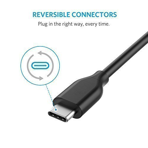 3-Pack-Anker-PowerLine-USB-C-to-USB-30-Cable-3ft-with-56k-Ohm-Pull-up-Resistor-for-USB-Type-C-Devices-Including-the-new-MacBook-ChromeBook-Pixel-Nexus-OnePlus-2-and-More