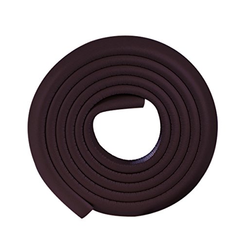 Preisvergleich Produktbild LEORX Tabelle Guard Stoßstange Strip Baby Kantenschutz - weiche ungiftig - 2M (braun)