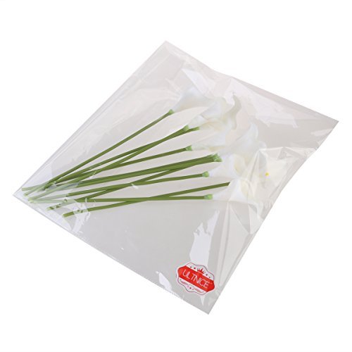 ULTNICE 10 Stücke Weiche PU-künstliche Blume Calla-Blumen-Anlage für Hochzeits-Ausgangsdekoration-Weiß - 3