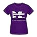 Produktbild Nana-Custom Tees Damen T-Shirt Gr. Large, Schwarz - Violett