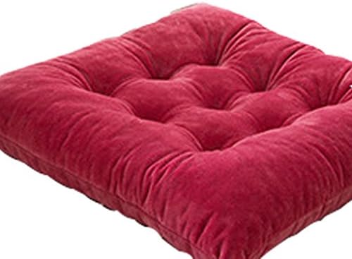 SIMPVALE Chair Pads Corduroy Thickened Seat Cushion for Kitchen Garden Dining Chair - 40x40x4cm