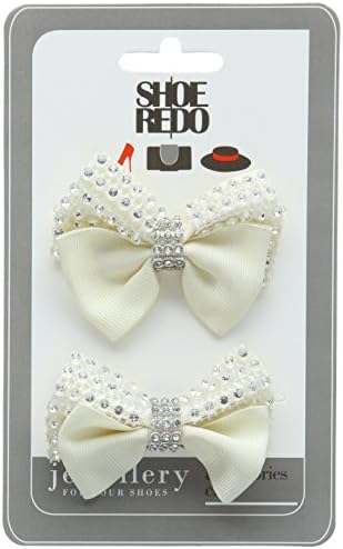 Shoellery Unisex-Adult Shoe Clip Elegance Shoe Decoration Charms Cream One Size