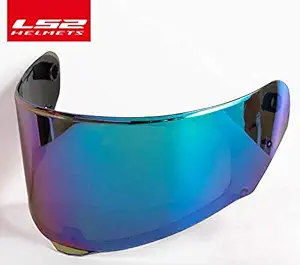 Gear Up LS2 Visor for FF350, FF352 and FF384 Helmet, Color : Rainbow