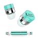 Produktbild SAVFY Bluetooth Kopfhörer Mini In Ear Headset 2 Stück CVC 6.0 Noise-Cancelling True Wireless Earbuds mit Mikrofon und Tragbare Powerbank (Kleinste, Kabellos, Unsichtbar), Mintblau