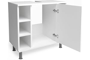 ‎VICCO Vicco Waschbeckenunterschrank Fynn, Weiß, 60 x 54 cm