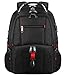 Price comparison product image Laptop Backpack 15.6 inch, TSA Large Capacity College Laptop Rucksack with Headphone Hole, Water Repellent School Bag, Fits for 15.6 Inch Laptop and Notebooks, for Boys and Girls, Women and Men-Black