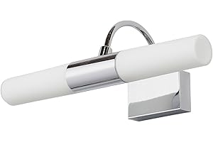 Lámpara de pared 'Devran' (Moderno) en Plateado hecho de Metal e.o. para Cuarto de baño (2 llamas, G9) de Lindby | lámparas de pared para baño, aplique