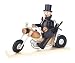 Produktbild Räuchermännchen Schornsteinfeger auf Motorrad - 21cm - Original Erzgebirge Räuchermann - Dregeno Seiffen