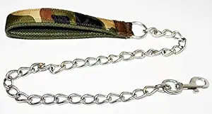 Petshop7 Army Print Short Handle Dog Leash Chain (Length 45inch) (Small)