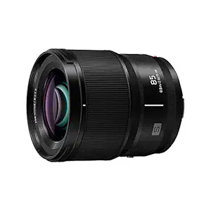 PANASONIC LUMIX S Series Camera Lens, 85mm F1.8 L Mount Interchangeable Lens for Mirrorless Full Frame Digital Cameras, S-S85, Black