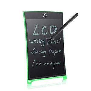 gs GREATERSCAP 8. 5 inch Portable LCD Writing Board Slate Drawing Record Notes Digital Notepad with Pen Handwriting Pad Paperless Graphic Tablet for Kids at Home School, Writing Pads, Writing Tablet* (Multicolour)