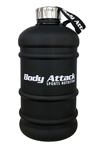 Preisvergleich Produktbild Body Attack Water Bottle XXL, Matt-Schwarz, 2200ml