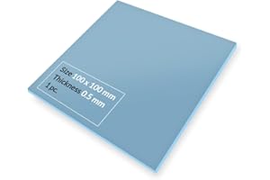 ARCTIC TP-3: Premium Performance Thermal Pad, 100 x 100 x 0,5 mm, (Empilable jusqu'à 2,0 mm sans Perte de Performances), 1 P. - Hautes Performances, Souple, Gap-Filler, Remplissage des irrégularités