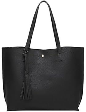 PB-SOAR Damen Mädchen Fashion Shopper Schultertasche Schulterbeutel Henkeltasche Handtasche Einkaufstasche aus...