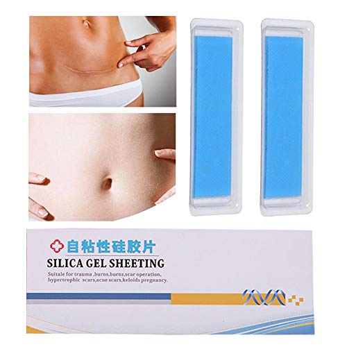 Silicone Scar Sheets Breathable Waterproof Silicone Scar Sheet for Scar Removal Cesarean Surgery Scar Removal 1PC/Pack 3.512CM