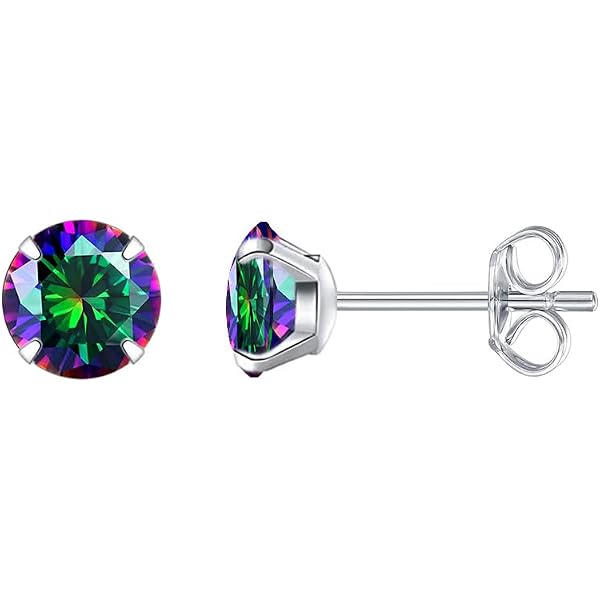 Boucles D'Oreilles En Titane Hypoallergéniques Avec Zircone – 3 à 6 Mm, Parfaites Pour Oreilles Sensibles, Femmes, Hommes Et Filles