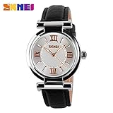 Easy Go Shopping Uhr Damen Leder Damenuhr Quarz Uhr Mode Gürtel Uhr Anti-Frauentisch (Color : 5)