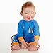 Splash About Boy's Sun Protection UV All-in-One Sun/Eczema Suit - Surfs Up, 3 - 6 Months