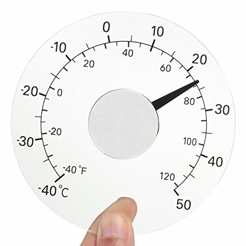 KING DO WAY Fensterthermometer Temperatur Meter Aussenthermometer Thermometer Wetterstation - 5